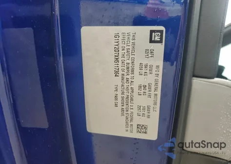 2017 Chevrolet Corvette Grand Sport 2Lt z USA, uszkodzony, nr VIN 1G1YY2D7XH5117364